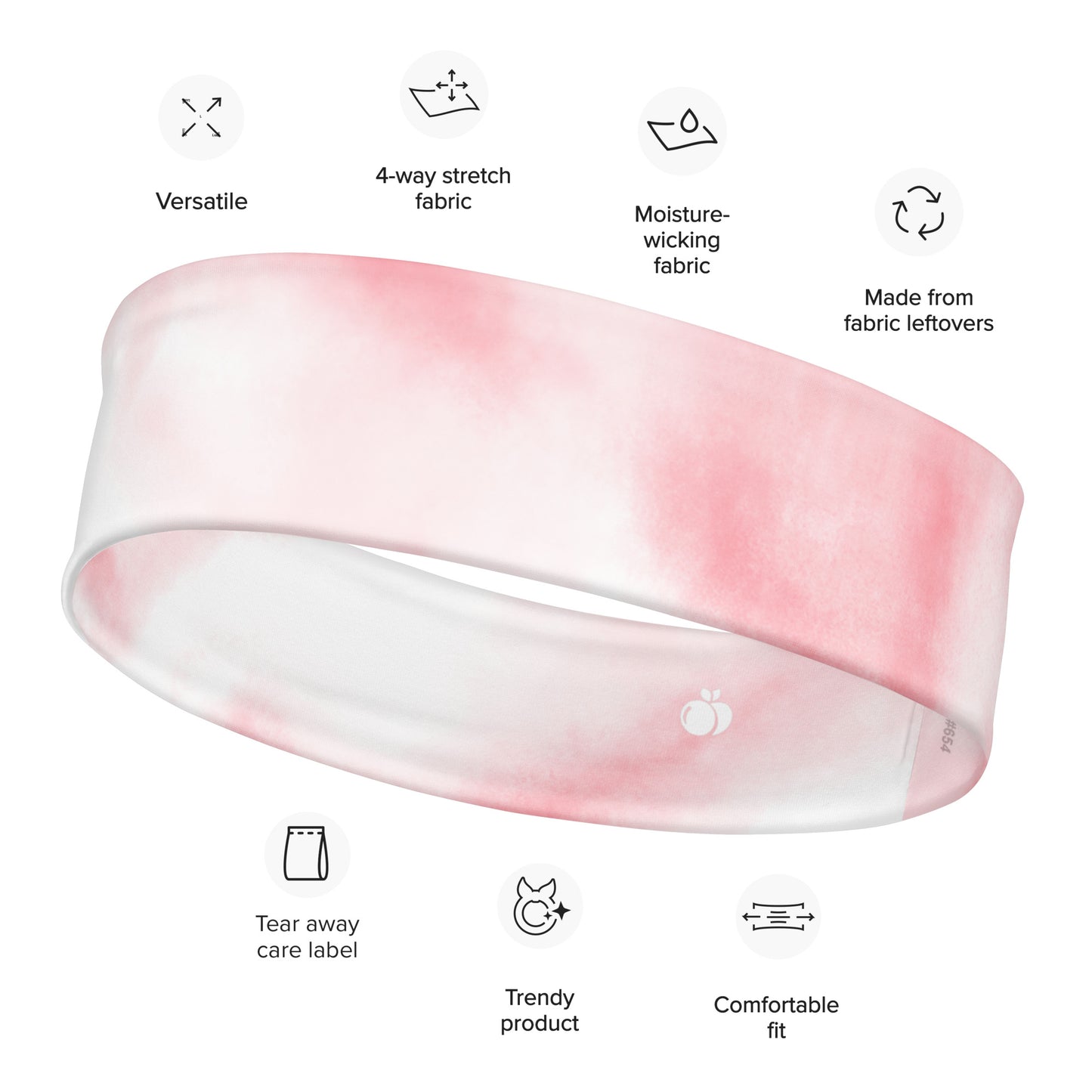 Pink Marble Headband